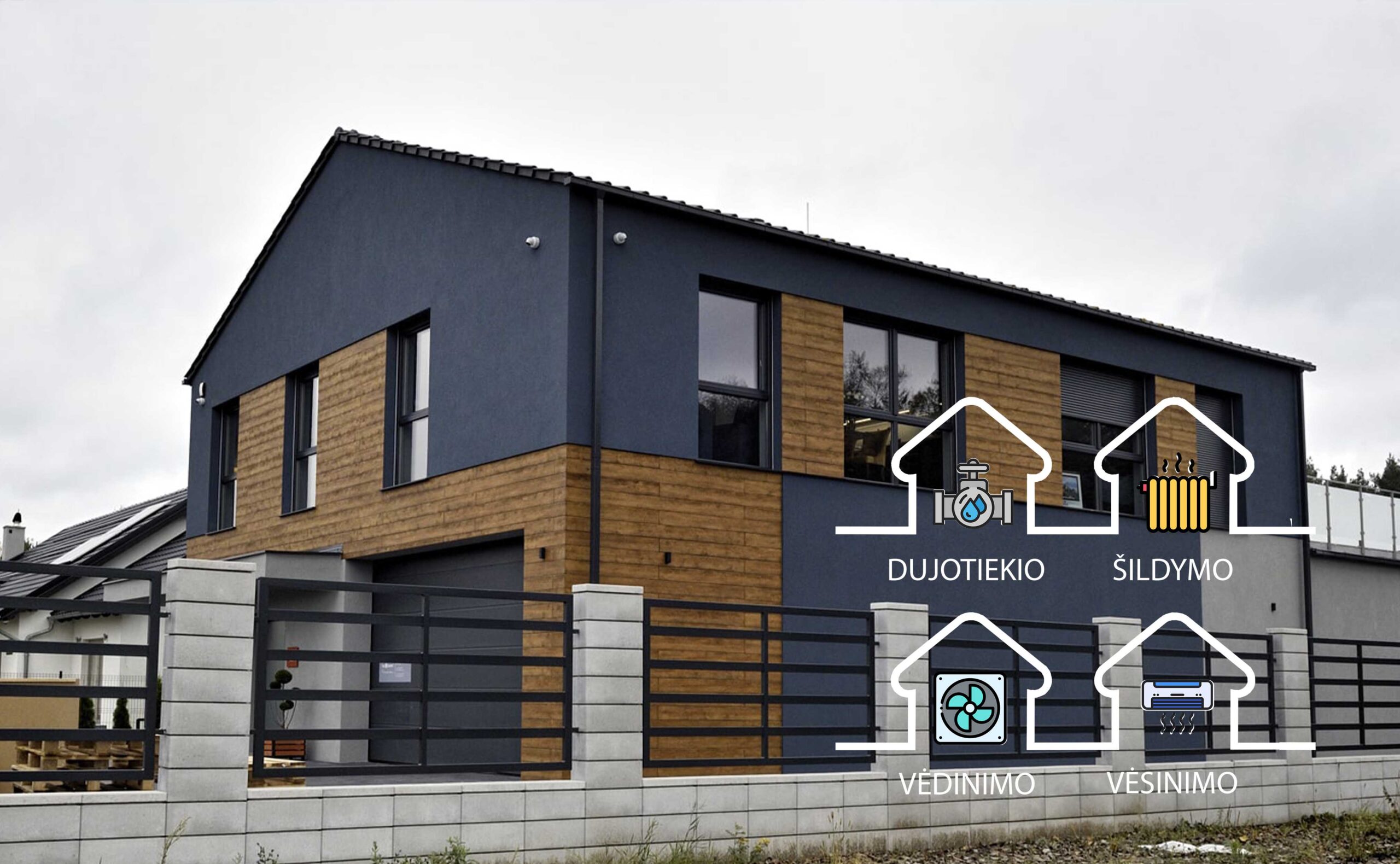 Šildymo sistemos kainos Inžinerijos slėnis -2